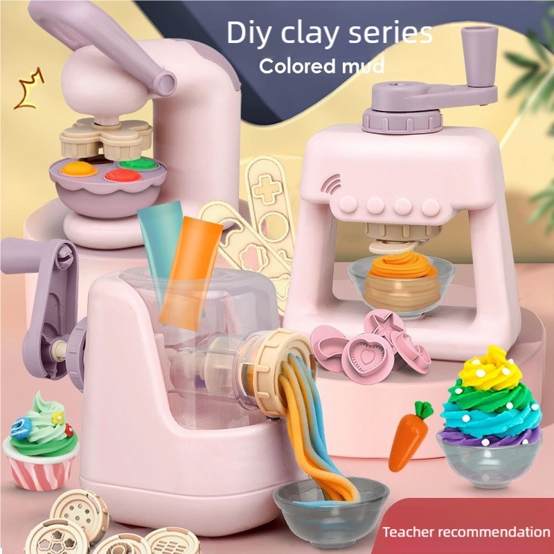 Kids Toys Kitchen Set - Toddler DIY Clay Craft Set, Noodle