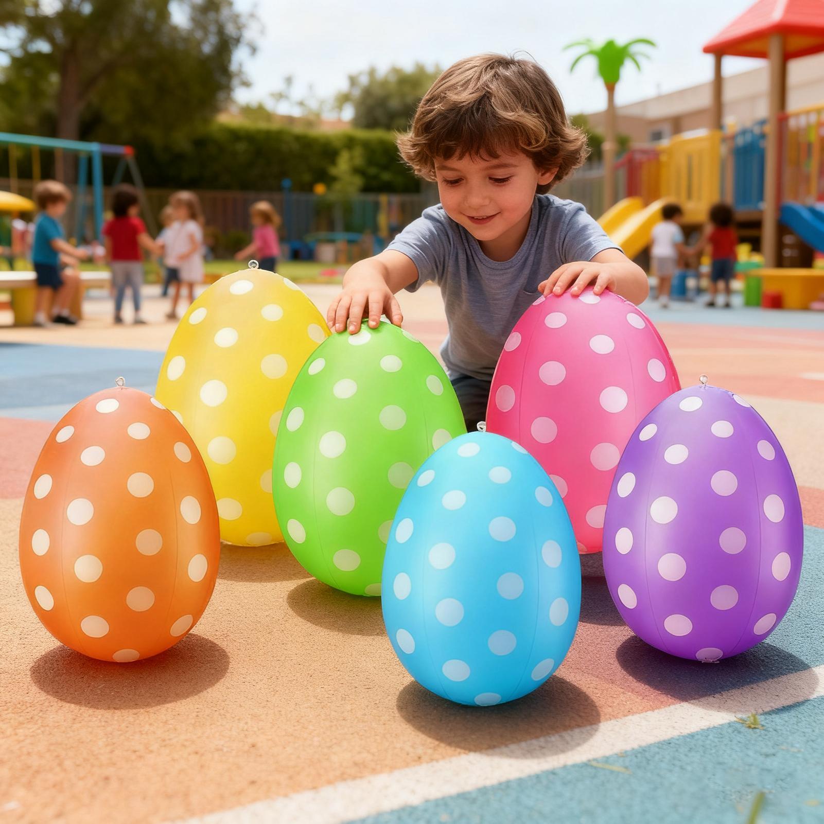 Inflatable Easter Eggs 6Pcs/se - Kids Yard Toys recension och pris