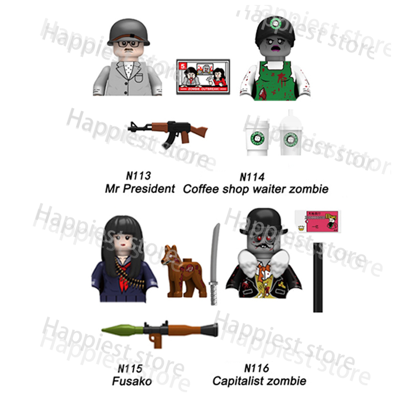MOC City Halloween Zombie Walk - Kids Zombie Toys recension och pris