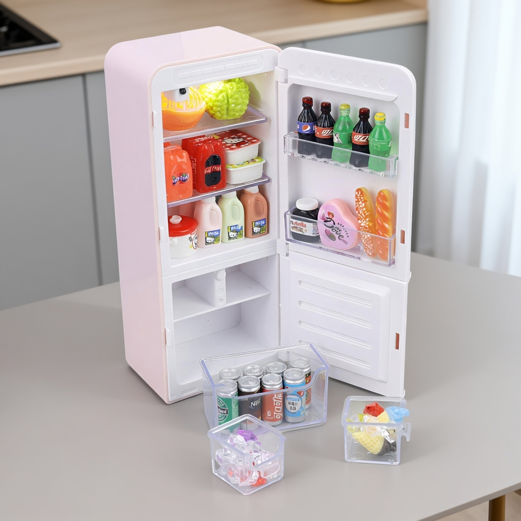 33pcs Kids Mini Fridge Playset - Kids Toys Kitchen Set recension och pris