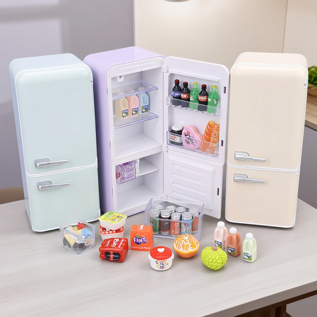 33pcs Kids Mini Fridge Playset - Kids Toys Kitchen Set recension och pris