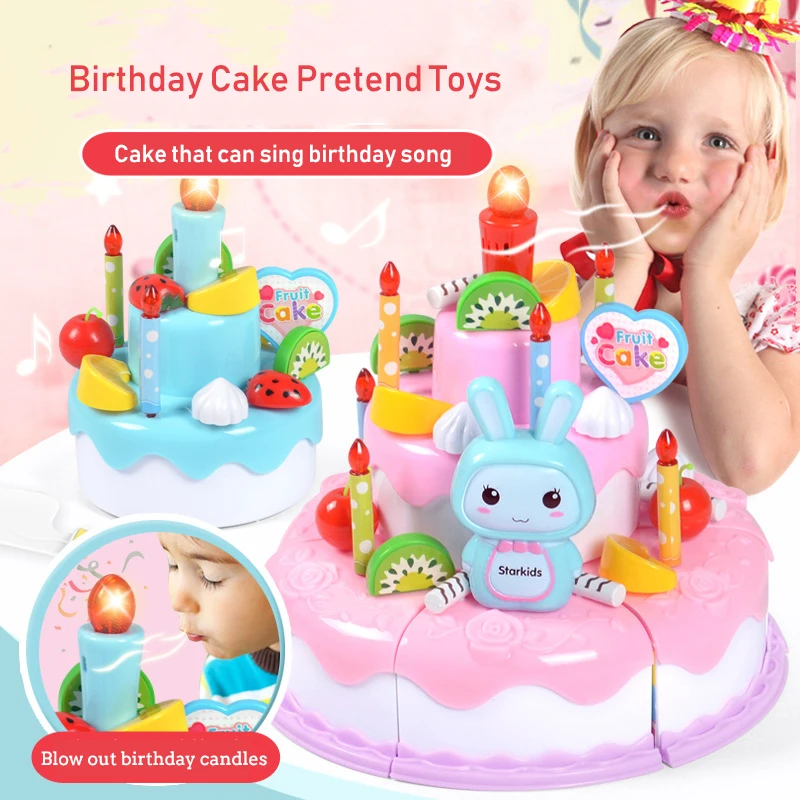 Kids Toy Simulation DIY Birthd - Kids Toys Kitchen Set recension och pris