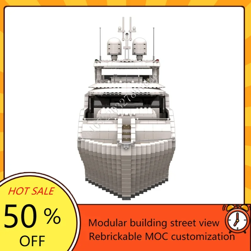 4657PCS Custom MOC Super Yacht - Kids Toys Xmas recension och pris